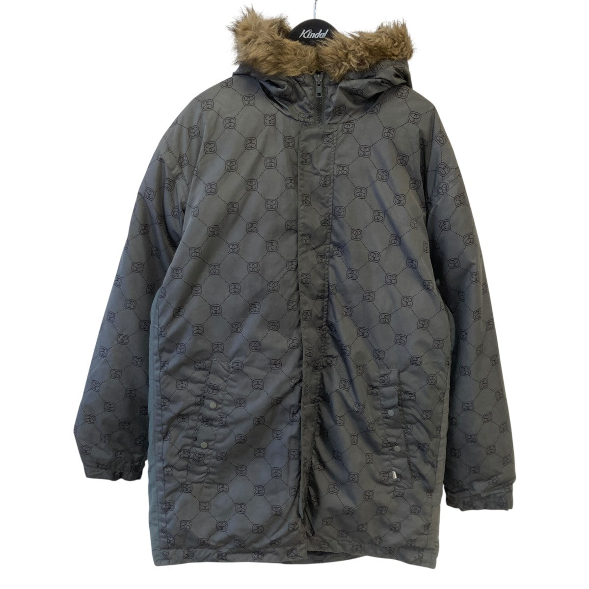 00’s Stussy 中綿ミリタリーコート　 Old Stussy stussy(ステューシー) 中綿ジャケット オリーブ サイズ L｜【公式