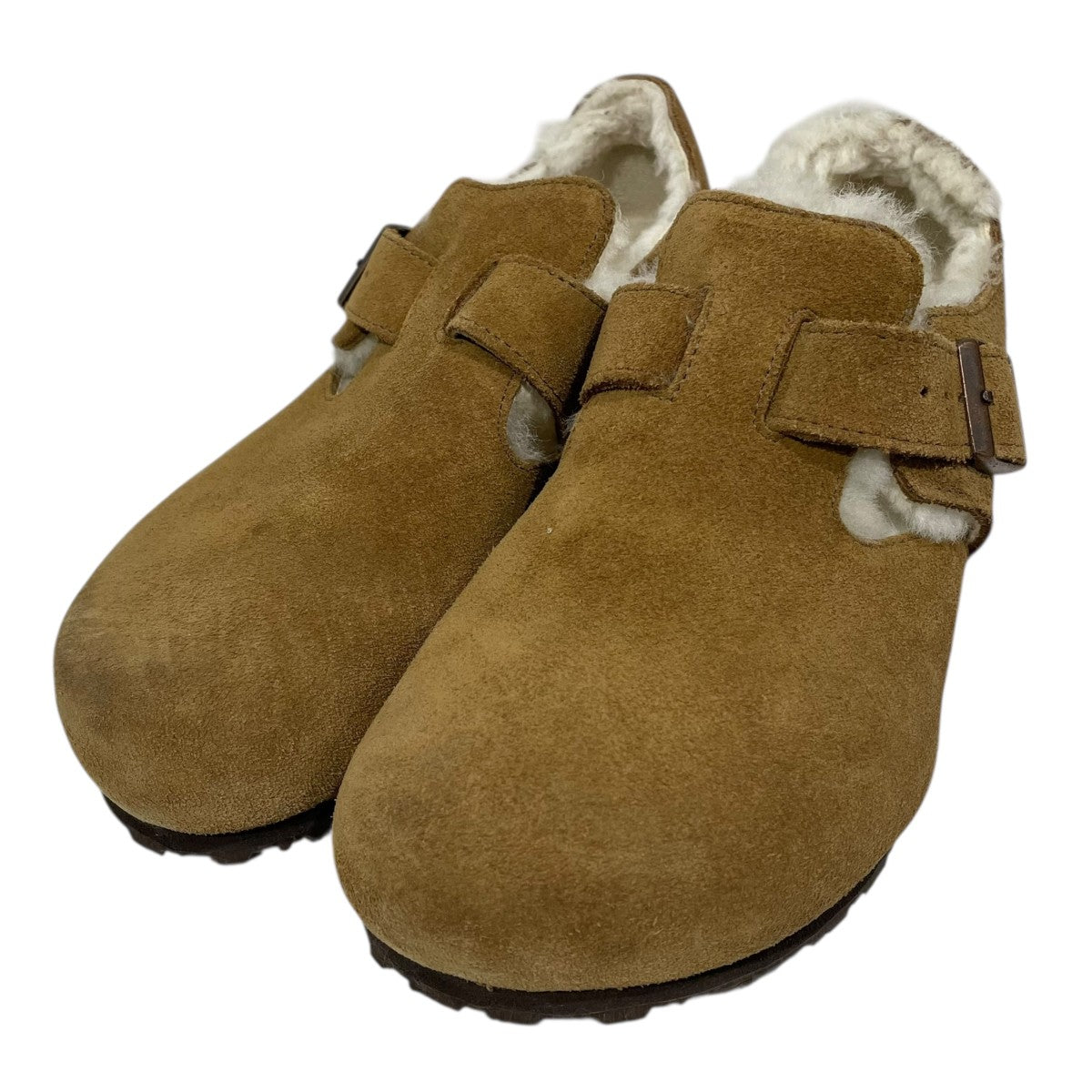 BIRKENSTOCK(ビルケンシュトック) 内ボアスウェードスリッポンシューズ