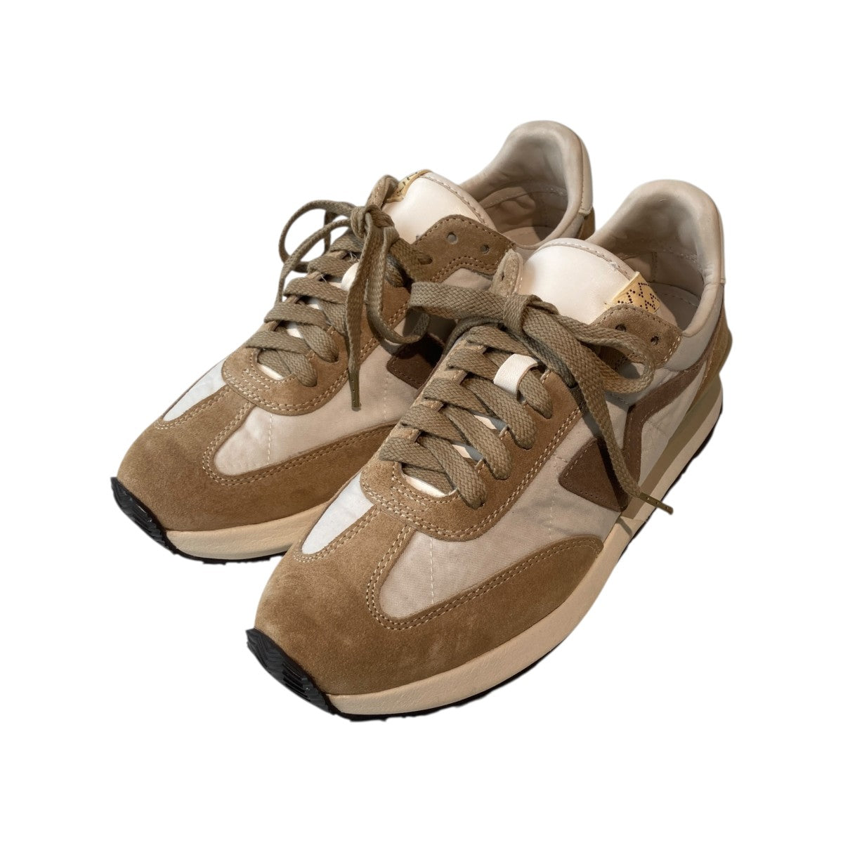 VISVIM(ビズビム) FKT RUNNERローカットスニーカー ベージュ