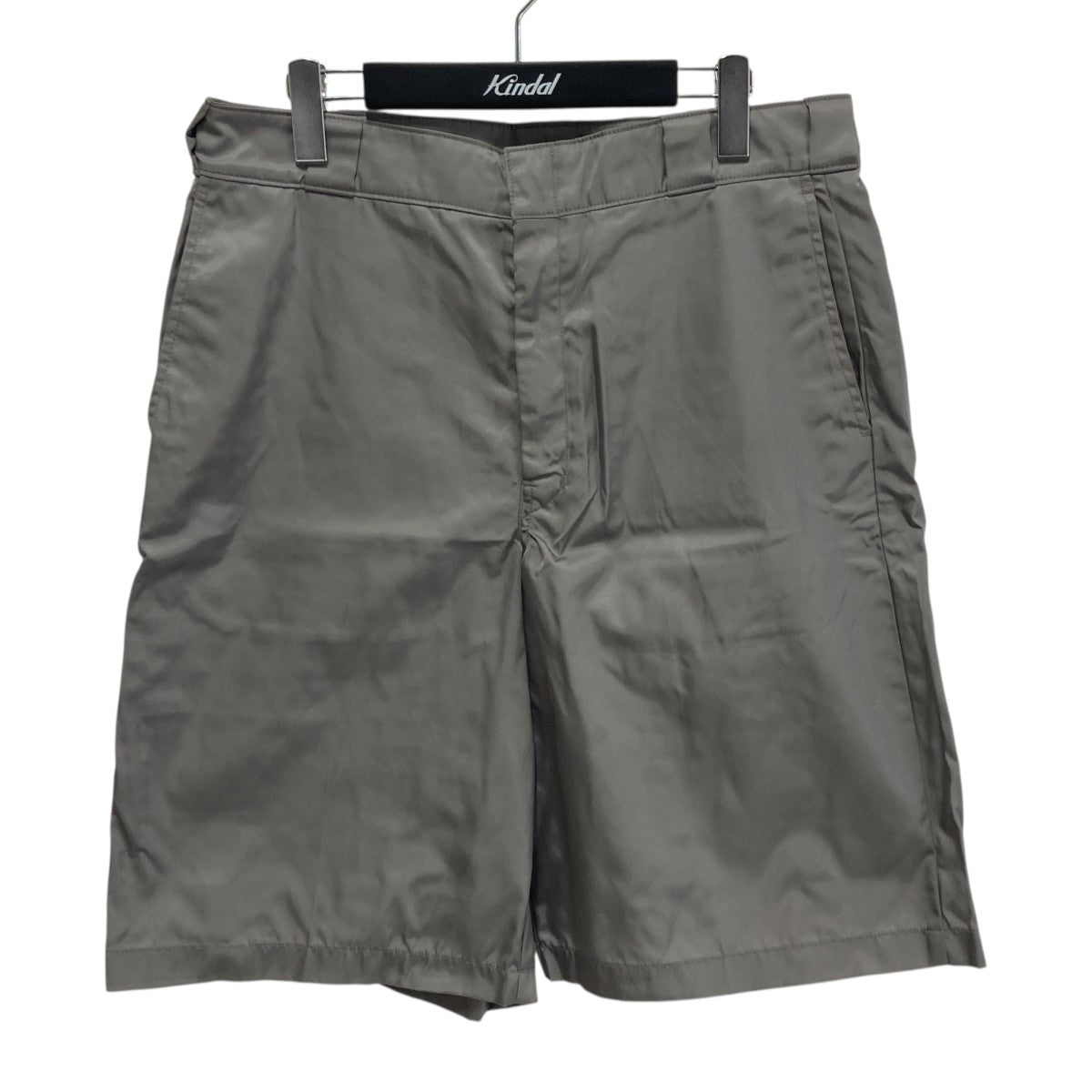PRADA ブラック グレー パンツ 中古・古着通販】PRADA (プラダ) ナイロンスラックスパンツ ブラック