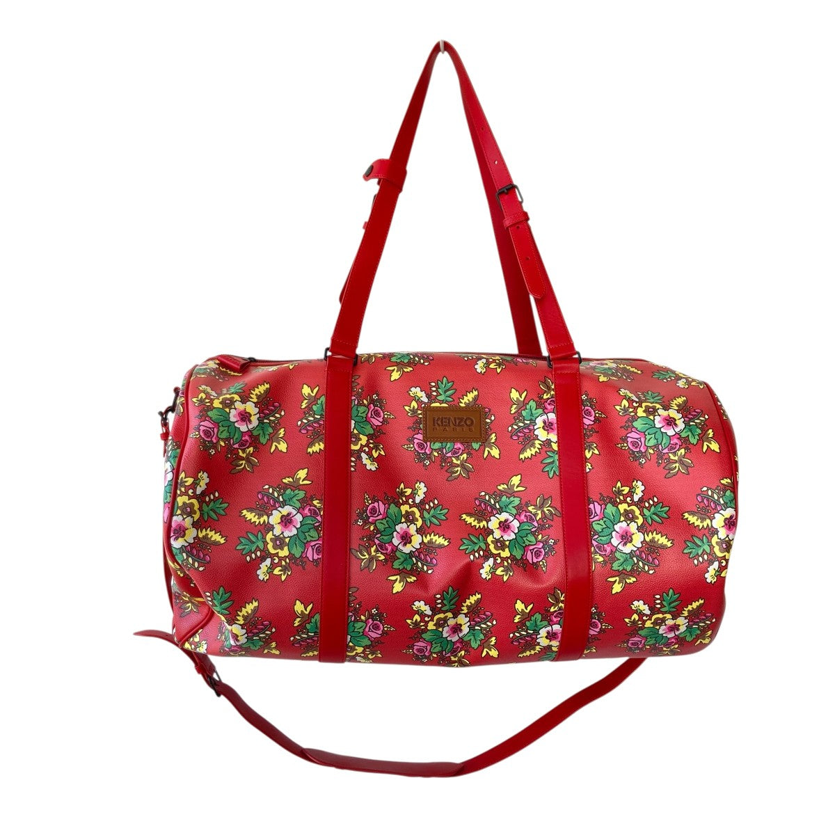 KENZO(ケンゾー) 花柄ボストンバッグ レッド｜【公式】カインドオル