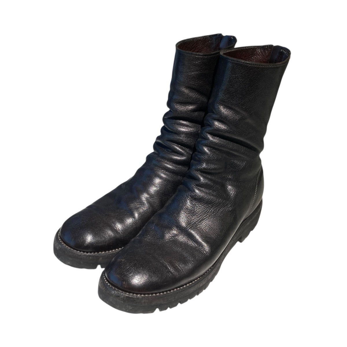 GUIDI(グイディ) BACK ZIP HI-BOOTS HORSE FULL GRAIN with VIBRAM