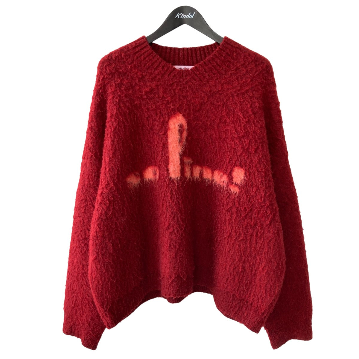 BRUSHED MOHAIR V NECKモヘアニット