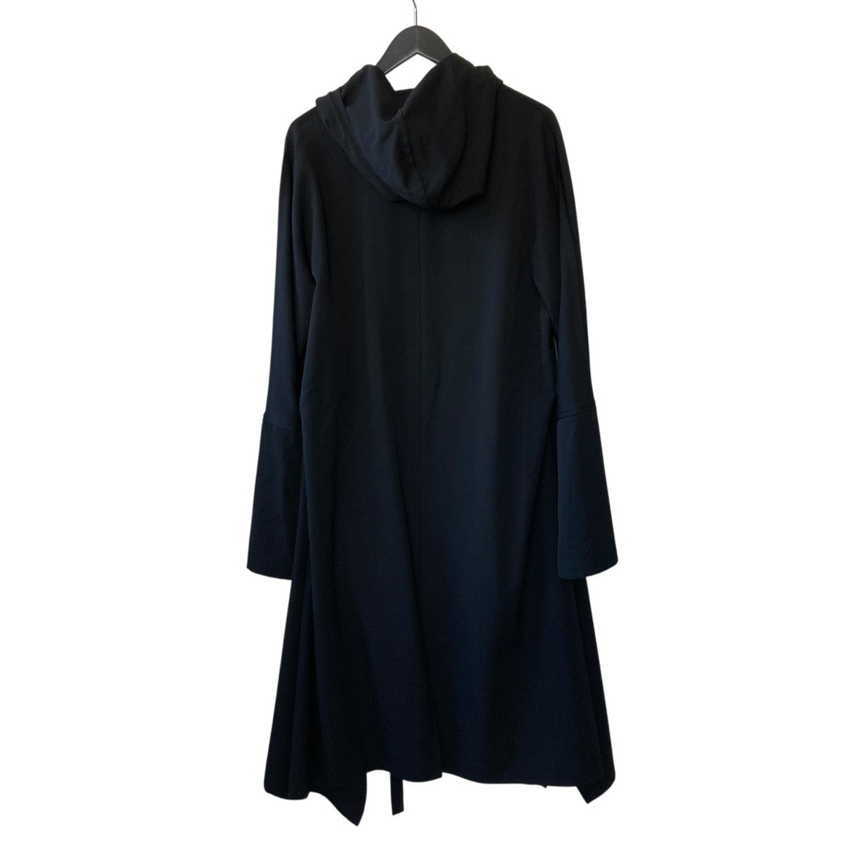 25SSWOOL GABARDINE SIDE CUT-OUT DRESSESフード ワンピースGP-D05-100-1