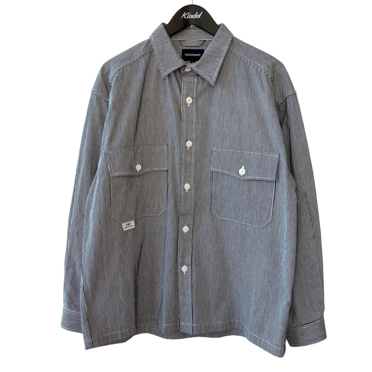 DESCENDANT(ディセンダント) MINE HICKORY STRIPE LS SHIRTストライプ