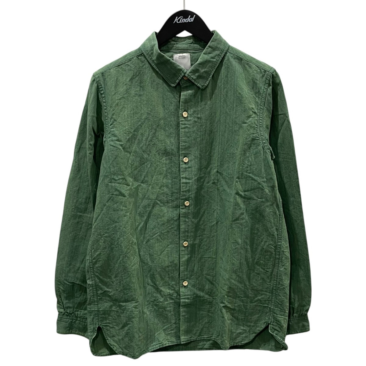 VISVIM(ビズビム) 16SS コットンリネンシャツ LONG RIDER SHIRT L／S