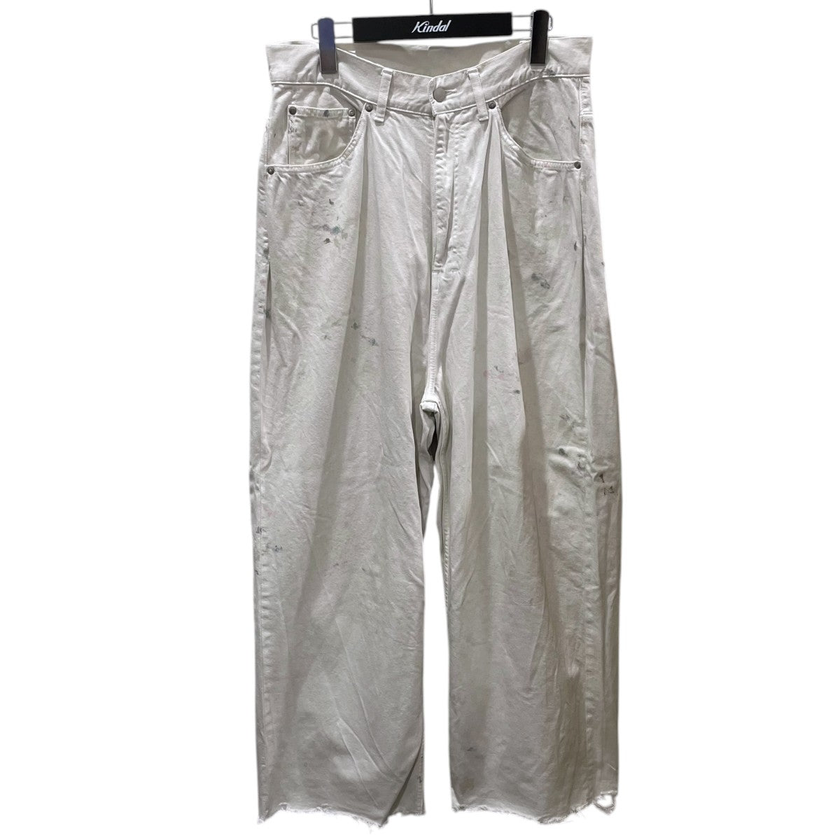 ANCELLM(アンセルム) 26SS 加工ワイドデニムパンツ #05 AGING type-C