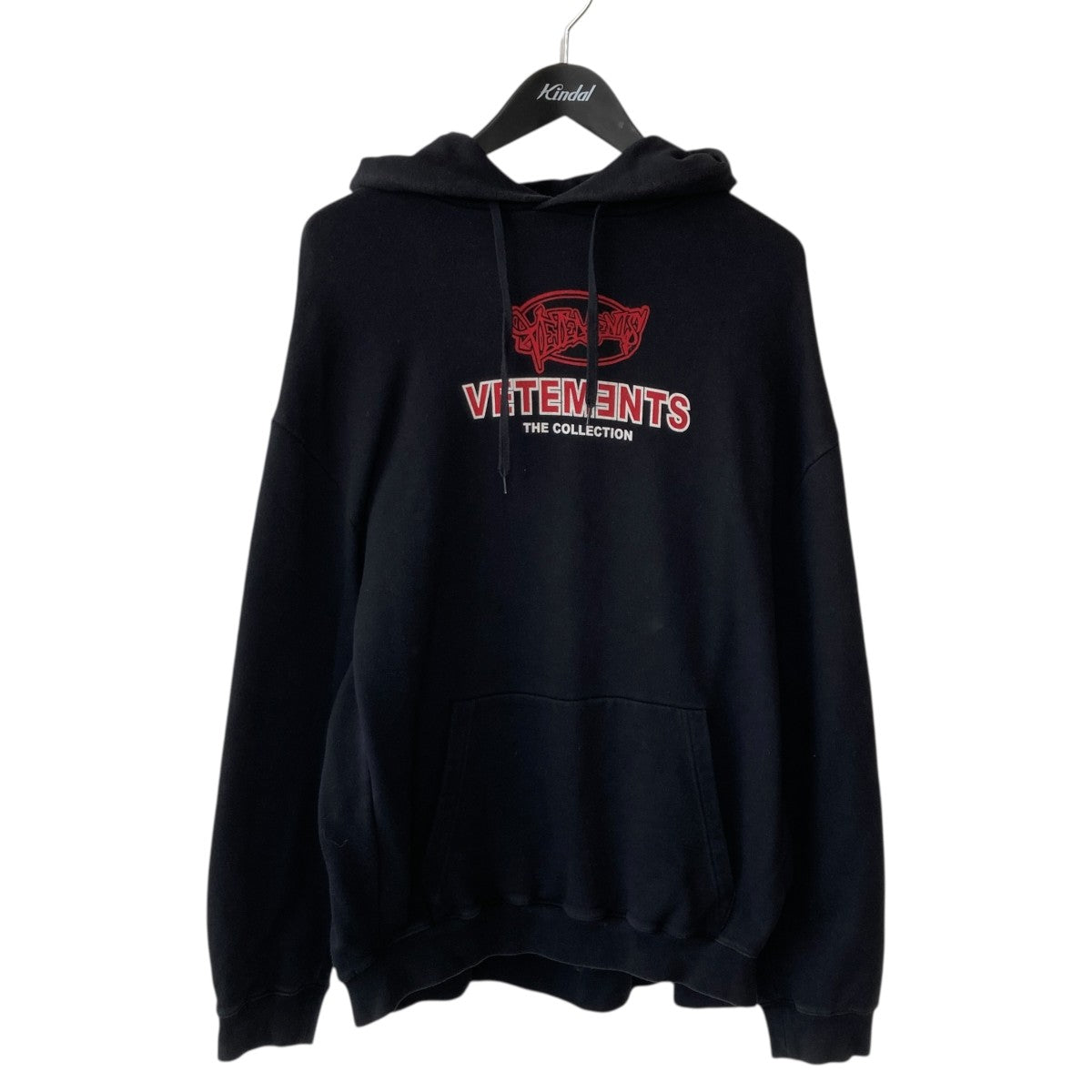 専用　vetements  18ss パーカー size s VETEMENTS（ヴェトモン） 18SS Tape Hoodie WSS18TR26 テープデザイン