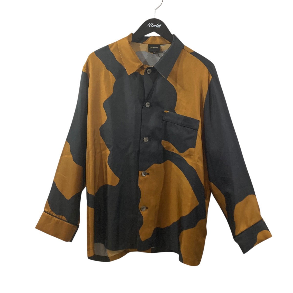 BANANATIME(バナナタイム) PJ SHIRT SHAPE SHIFTER BRONZE BLACKシルク