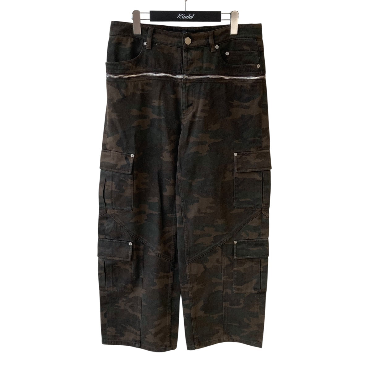 GOAR(ゴア) Camo zipper waisted pantsカモフラージュ柄カーゴパンツ