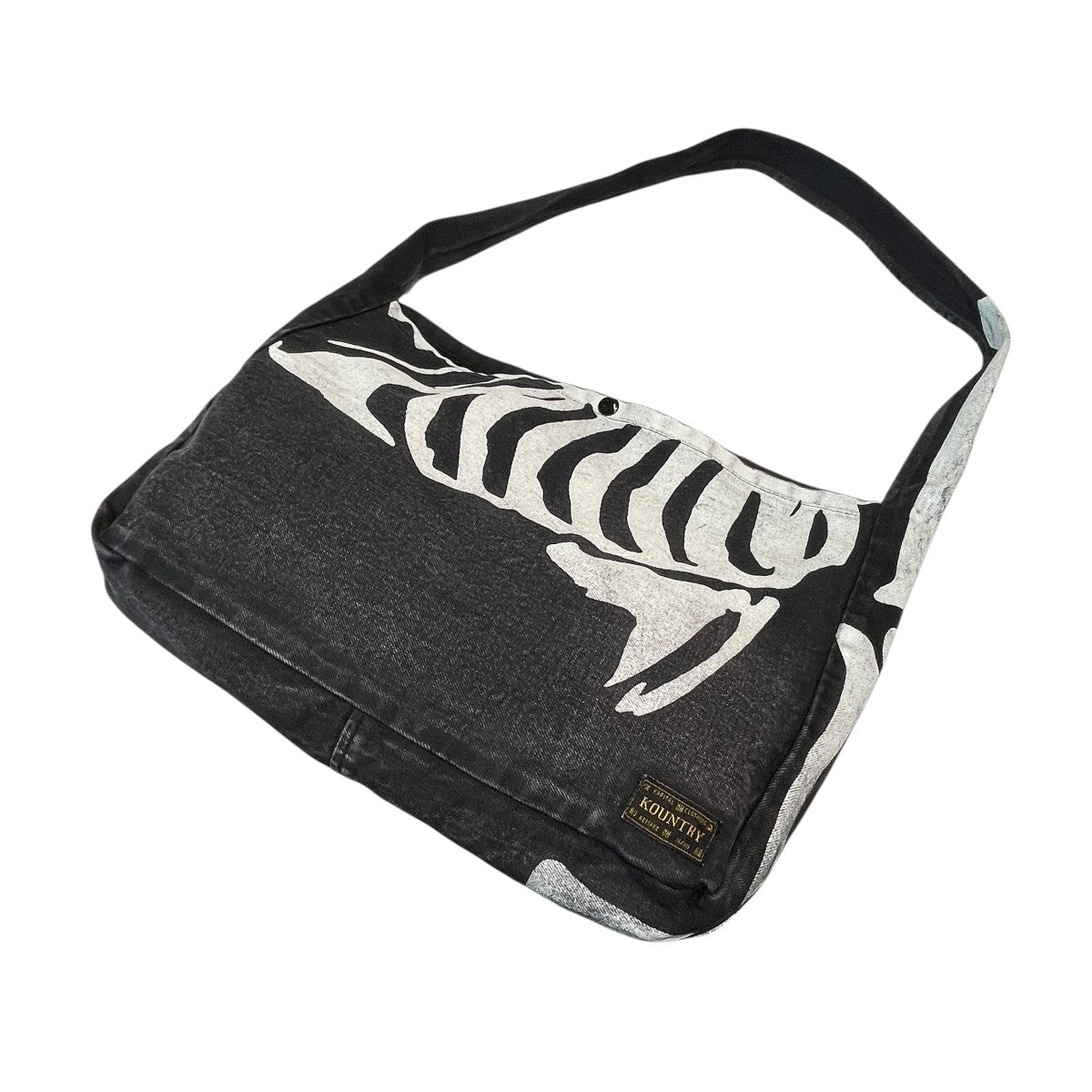 KAPITAL(キャピタル) 14oz BOOK BAGショルダーバッグ ブラック｜【公式