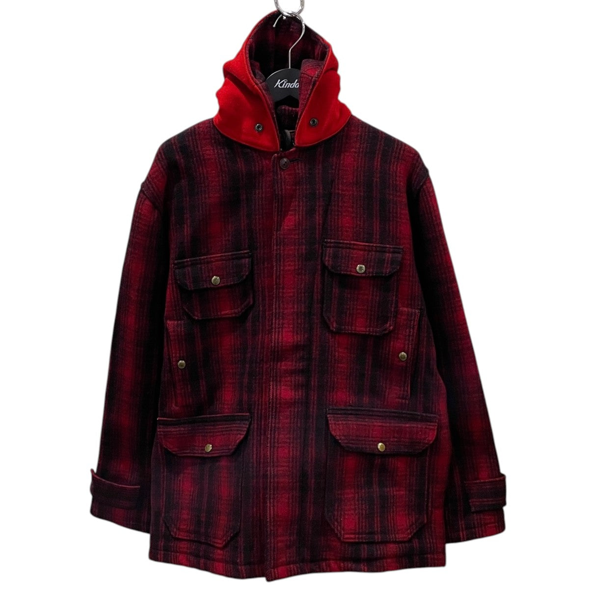 50s チェック柄コート Hooded Mackinaw Coat フーデッドマッキーノコート