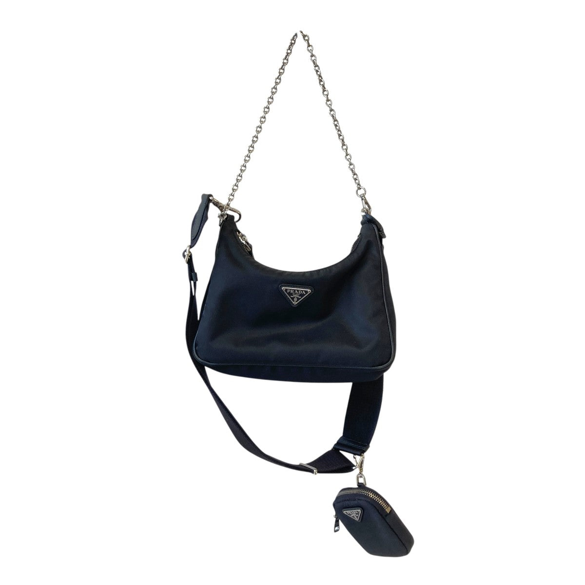 PRADA 1BH204 Re-Edition2005 ショルダーバッグ　ポーチ PRADA/プラダ】 Re-Edition2005 1BH204 2WAY ワンショルダー ポーチ付