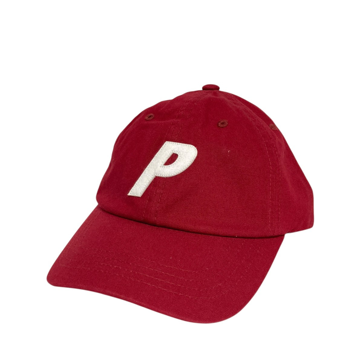 PALACE(パレス) P-6-PANELキャップ レッド サイズ フリーサイズ