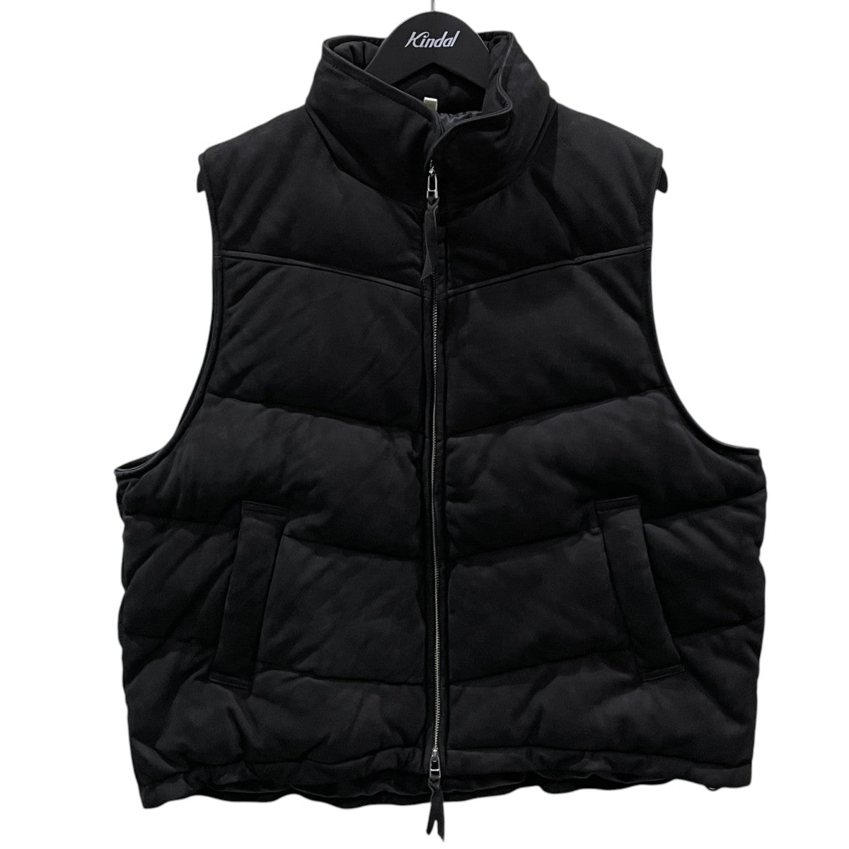 25AW 中綿レザーベスト PADDING VEST パディングベスト V-10-C-NUBCK-4