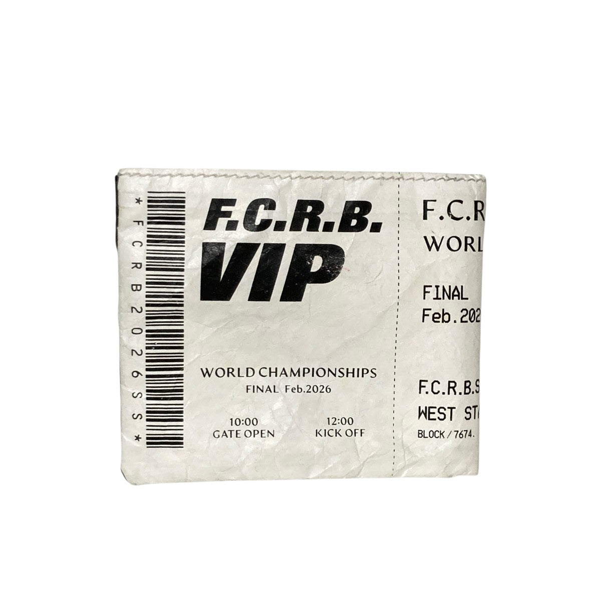 F．C．R．B．(エフシーアールビー) 26SSTICKET MINI WALLET二つ折り