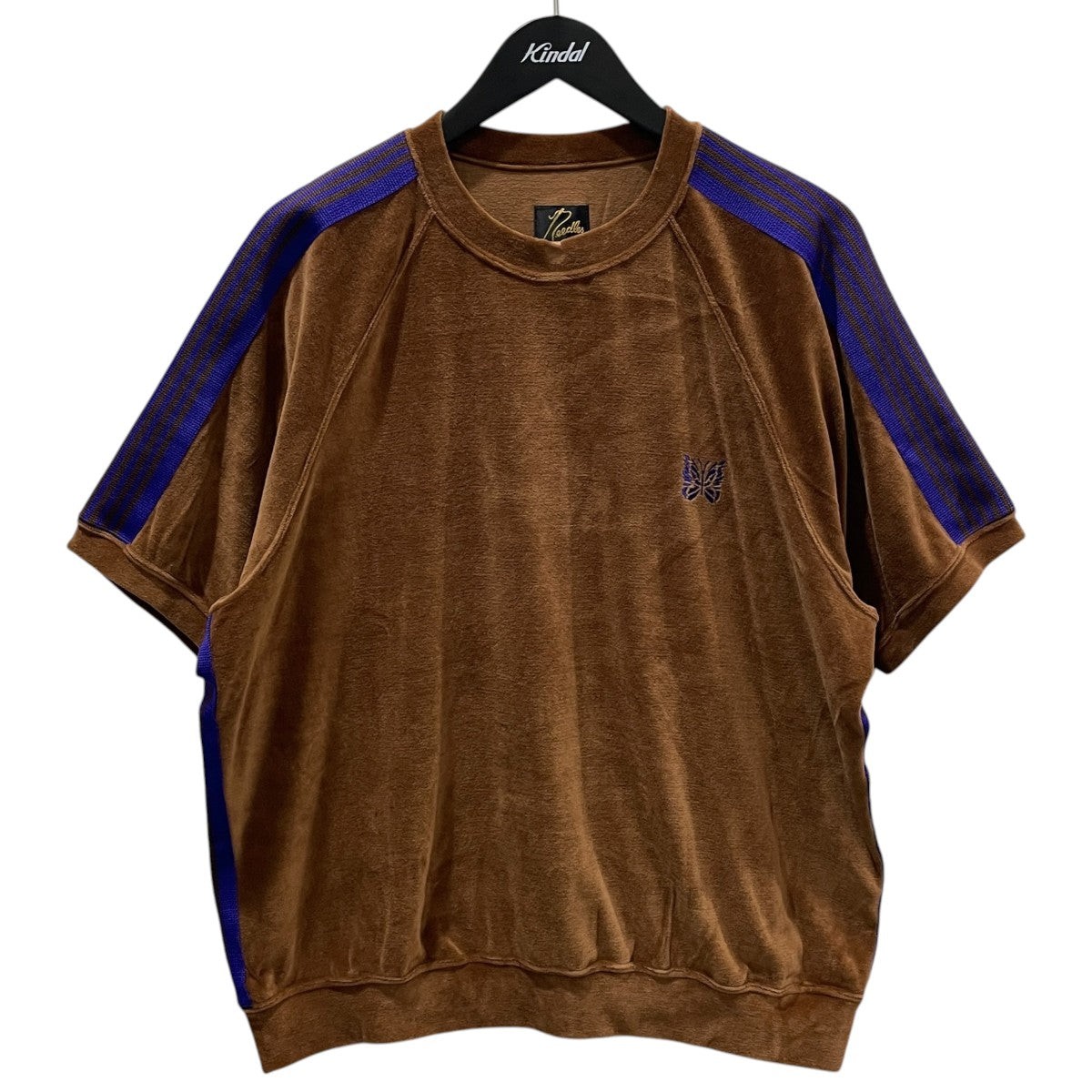 Needles(ニードルズ) 22SS ベロア半袖カットソー S／S Track Crew Neck