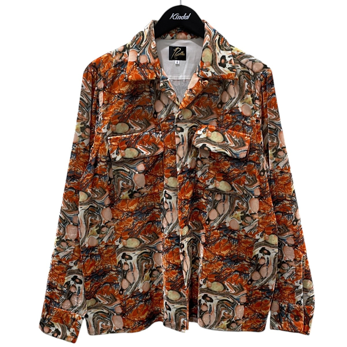 Needles(ニードルズ) 20AW カットオフベロアオープンカラーシャツ C．O