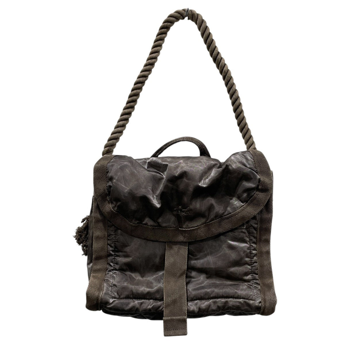 23AW 暮染め2WAYショルダーバッグ ハンドバッグ OLDNEW NEWSPAPER BAG