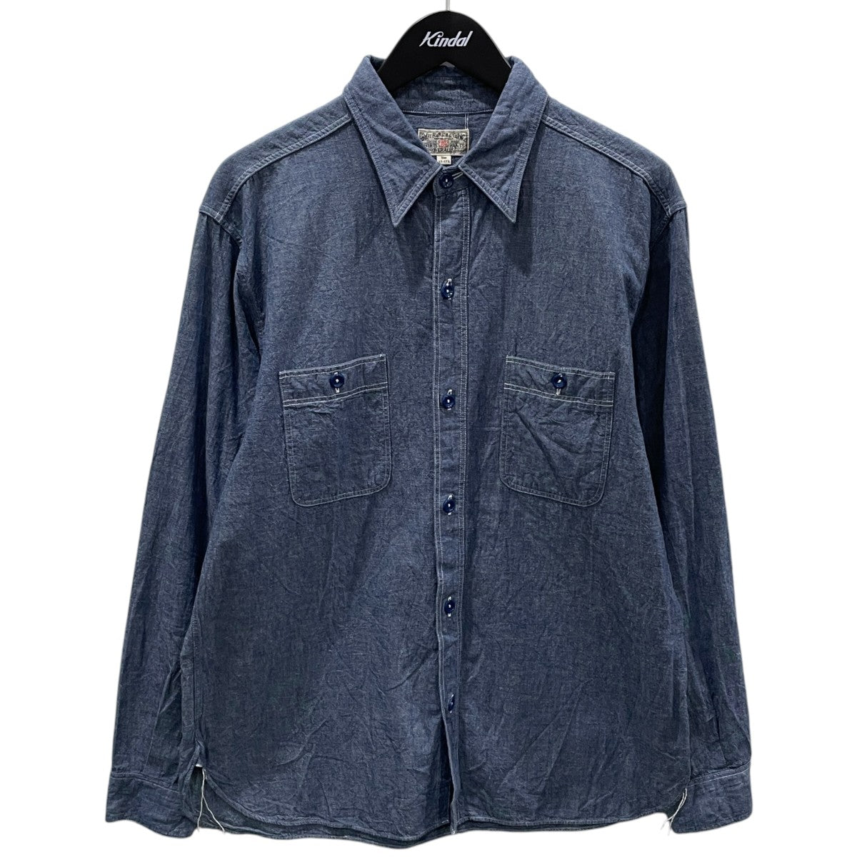ブルーシャンブレー ワークシャツ BLUE CHAMBRAY WORK SHIRT シャンブレーシャツ BR25995