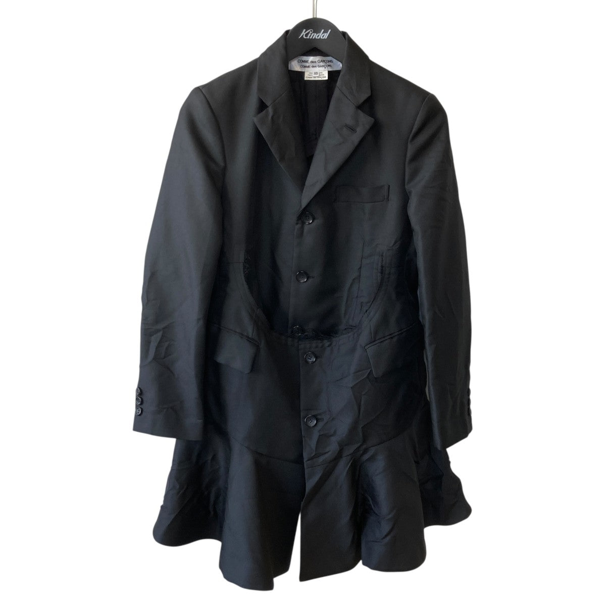 新品✨コムデギャルソン 25ss レース シアー ドッキング ロングジャケット COMME des GARCONS COMME des GARCONS(コムデギャルソン