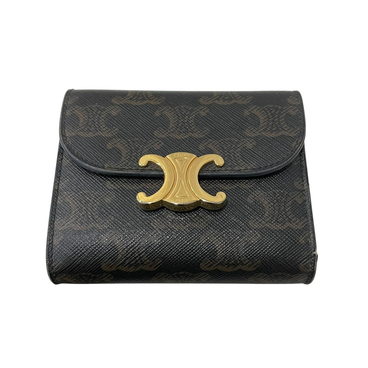 CELINE(セリーヌ) スモールフラップウォレット トリオンフキャンバス3