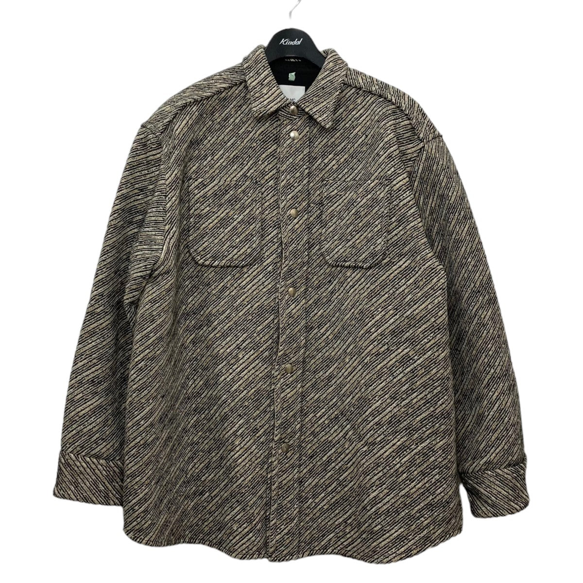 OAMC(オーエーエムシー) ERNEST SHIRT シャツジャケット OAMT602368 OAMT602368 ベージュ×ブラック サイズ  S｜【公式】カインドオルオンライン ブランド古着・中古通販【kindal】