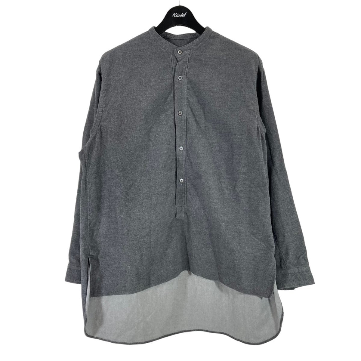 RAKINES(ラキネス) MusterWerk別注 MOLESKIN STAND COLLAR SHIRTS 長袖シャツ 08S22AF154S  グレー サイズ 2｜【公式】カインドオルオンライン ブランド古着・中古通販【kindal】