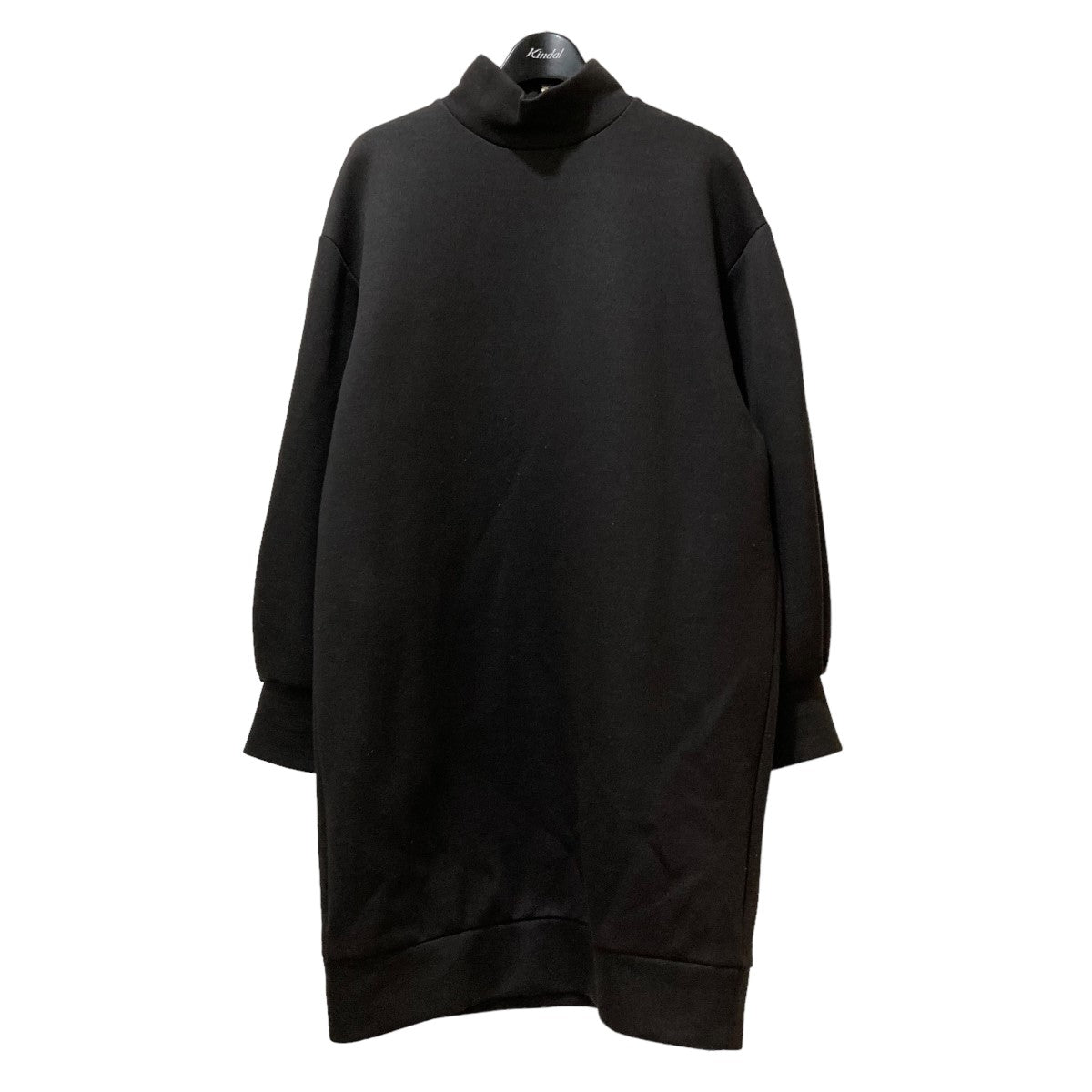 LE CIEL BLEU(ルシェルブルー) Stand Neck Long Pullover バックジップ スウェットワンピース 22A62618  22A62618 ブラック サイズ 36｜【公式】カインドオルオンライン ブランド古着・中古通販【kindal】