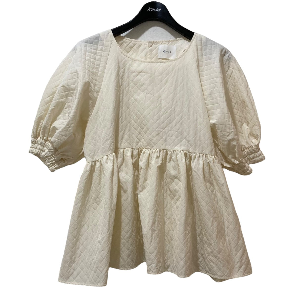 OHGA(オーガ) QUILTING BLOUSE キルティングブラウス OHGA-1022-3 OHGA10223 アイボリー サイズ  M｜【公式】カインドオルオンライン ブランド古着・中古通販【kindal】