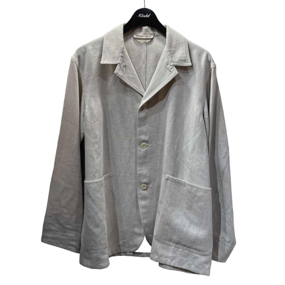 MAATEE＆SONS(マーティーアンドサンズ) 超強撚LINEN COVER ALL JACKET リネンジャケット MT2103-0921  MT2103-0921 アイボリー サイズ 2｜【公式】カインドオルオンライン ブランド古着・中古通販【kindal】