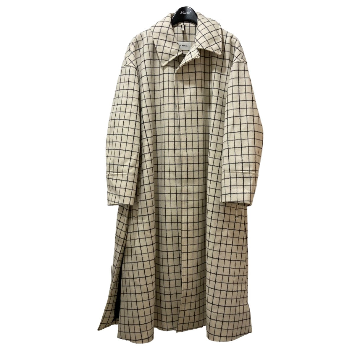 THE RERACS(ザリラクス) LIGHT MELTON BAL COLLAR COAT ステンカラーコート ホワイト サイズ  36｜【公式】カインドオルオンライン ブランド古着・中古通販【kindal】