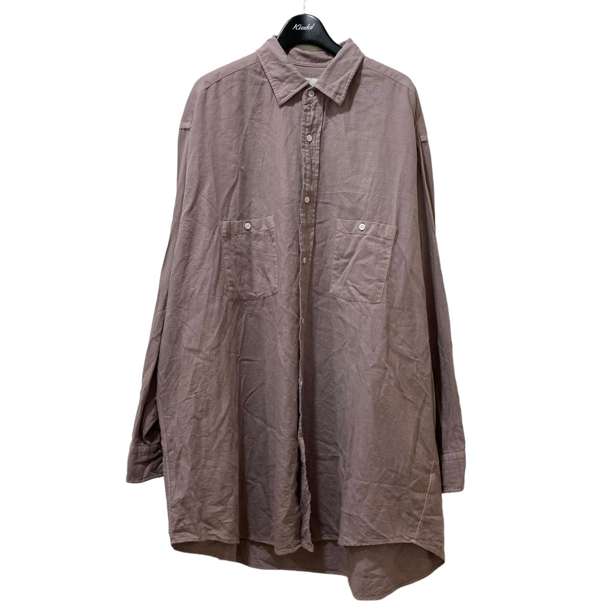 HERILL(ヘリル) CottonCashmere Shirts コットンカシミヤシャツ 22-050-HL-8020-3 22050HL80203  ピンク サイズ M