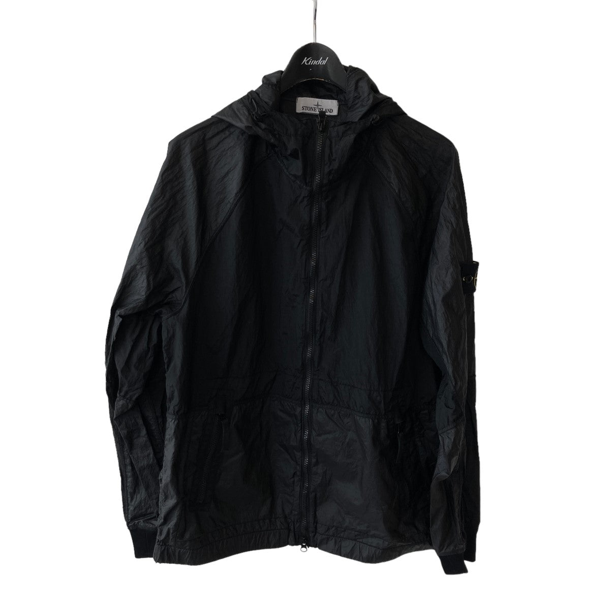 STONE ISLAND(ストーンアイランド) NYLON METAL JACKET ナイロンパーカー 801542020 ブラック サイズ  L｜【公式】カインドオルオンライン ブランド古着・中古通販【kindal】