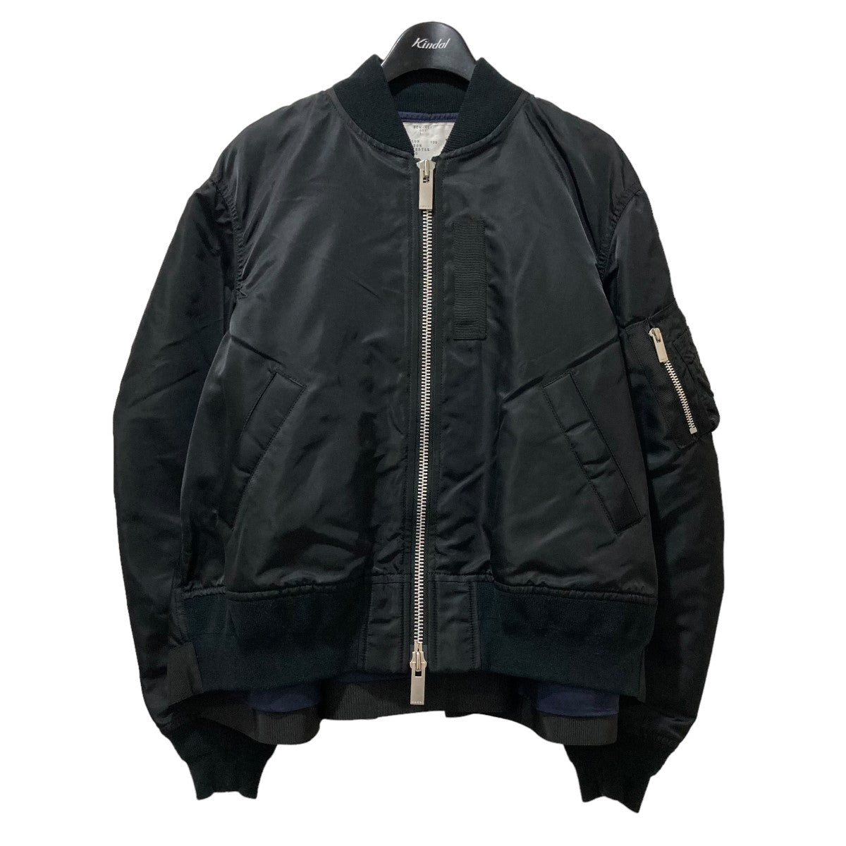 sacai(サカイ) MA-1 Blouson MA-1ジャケット SCW-001 SCW-001 ブラック サイズ  1｜【公式】カインドオルオンライン ブランド古着・中古通販【kindal】