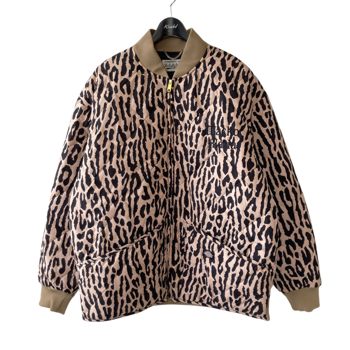 WACKO MARIA(ワコマリア) LEOPARD QUILITED JACKETレオパードキルティングジャケットDICKIES-WM-BL09  DICKIES-WM-BL09 ベージュ、ブラック サイズ XL｜【公式】カインドオルオンライン ブランド古着・中古通販【kindal】