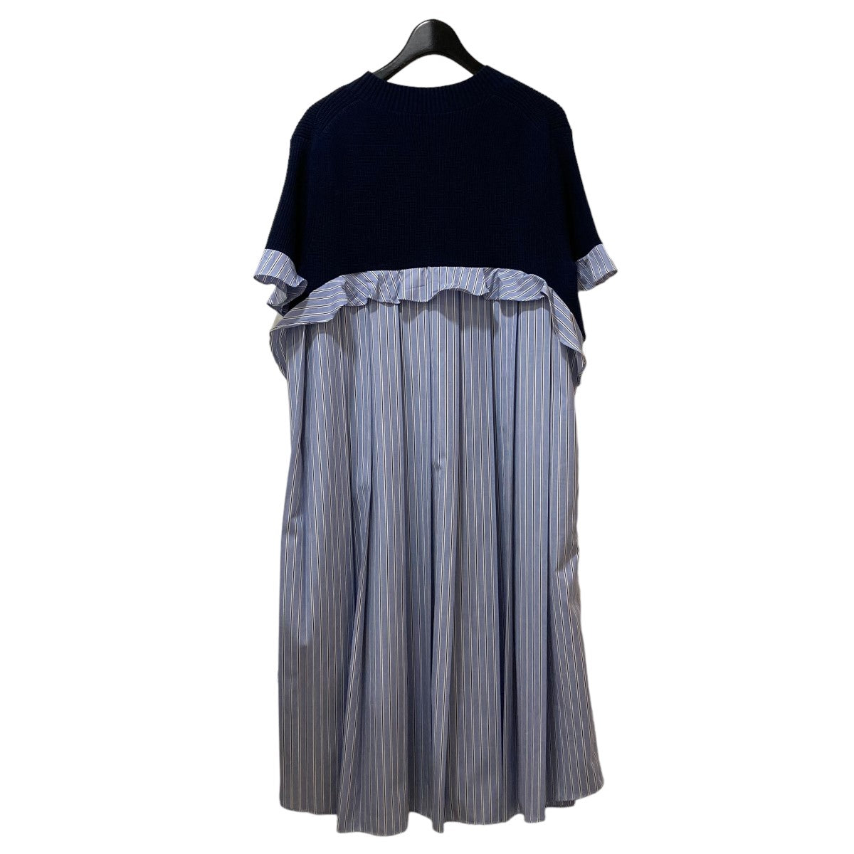 sacai×Thomas Mason 古着・中古 サカイ×トーマス メイソンのCotton Poplin コットンポプリンストライプワンピース23-06711です。