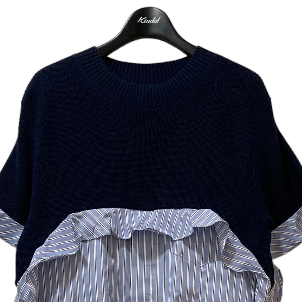 sacai×Thomas Mason 古着・中古 サカイ×トーマス メイソンのCotton Poplin コットンポプリンストライプワンピース23-06711です。