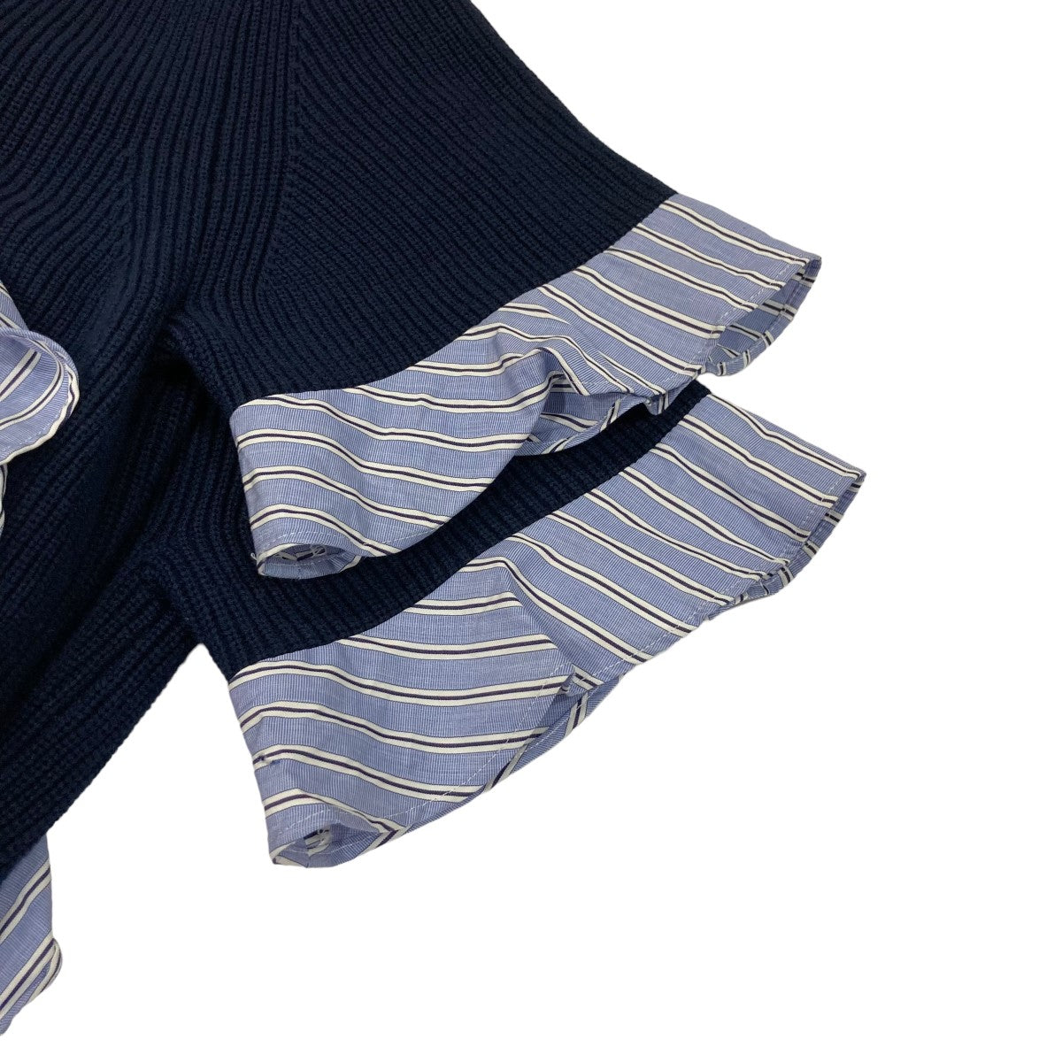 sacai×Thomas Mason 古着・中古 サカイ×トーマス メイソンのCotton Poplin コットンポプリンストライプワンピース23-06711です。
