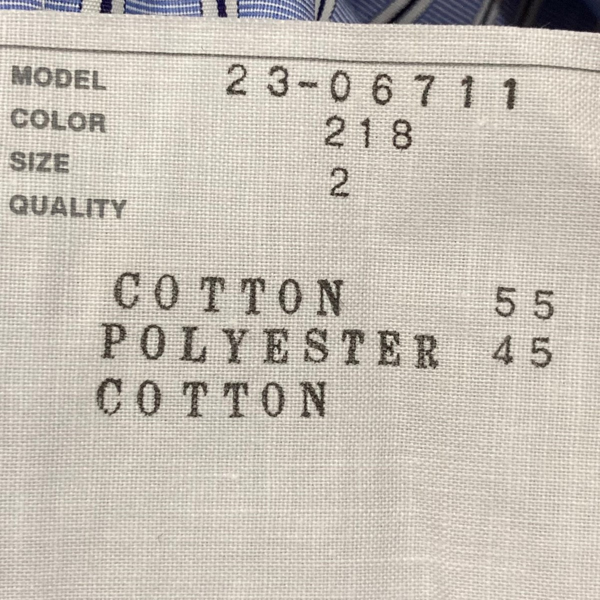 sacai×Thomas Mason 古着・中古 サカイ×トーマス メイソンのCotton Poplin コットンポプリンストライプワンピース23-06711です。