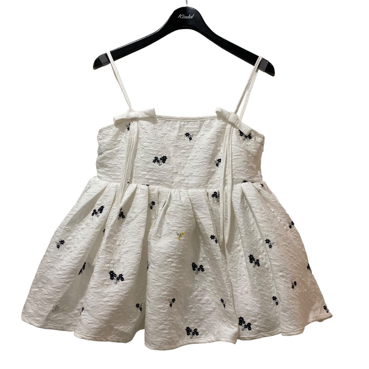 BIBIY(ビビィ) 2024SS B． COSMOS BUSTIER フラワー刺繍ビスチェ B40-TS062WHF B40-TS062WHF  ホワイト サイズ F｜【公式】カインドオルオンライン ブランド古着・中古通販【kindal】