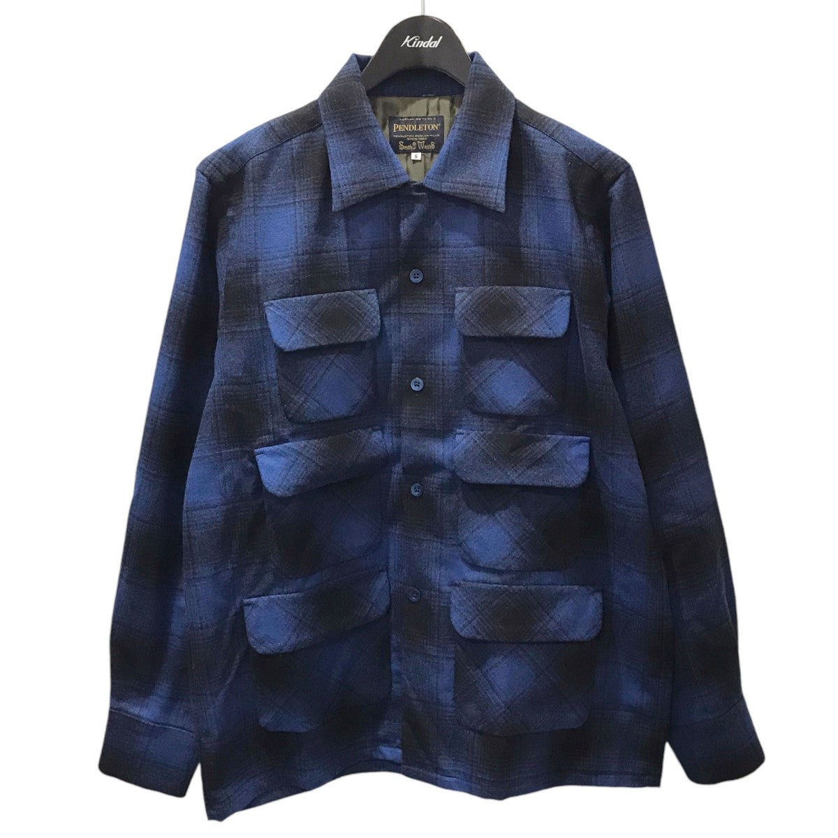 south2 west8×PENDLETON チェック柄ウールシャツ 6 Pocket Classic Shirt - Wool Plaid  Cloth 6ポケットクラシックシャツ ウールプレイドクロス JO795 JO795 ブルー・ブラック サイズ S｜【公式】カインドオルオンライン  ブランド古着・中古通販【kindal】