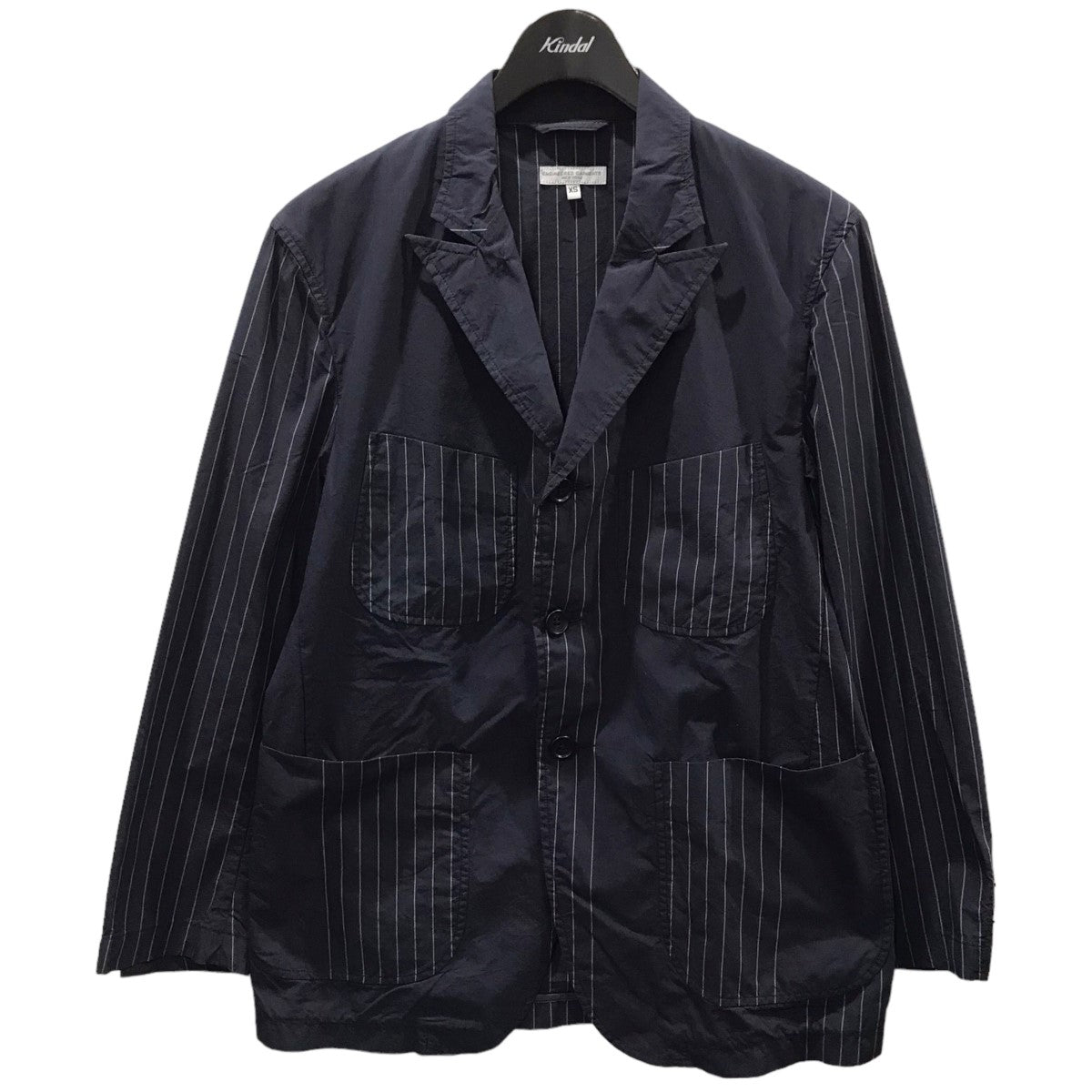 Engineered Garments(エンジニアードガーメンツ) 3Bジャケット NB Jacket-Nyco Gangster NBジャケット  ナイロンコットン ギャングスター ネイビー サイズ XS｜【公式】カインドオルオンライン ブランド古着・中古通販【kindal】