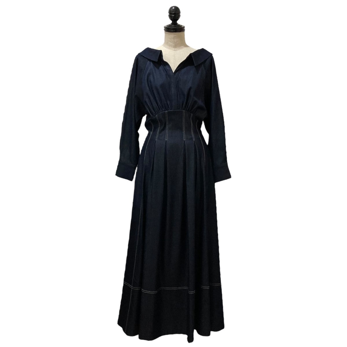 Her lip to(ハーリップトゥ) Montecristo Long Dress ロングワンピース 1233305069 1233305069  インディゴ サイズ S｜【公式】カインドオルオンライン ブランド古着・中古通販【kindal】