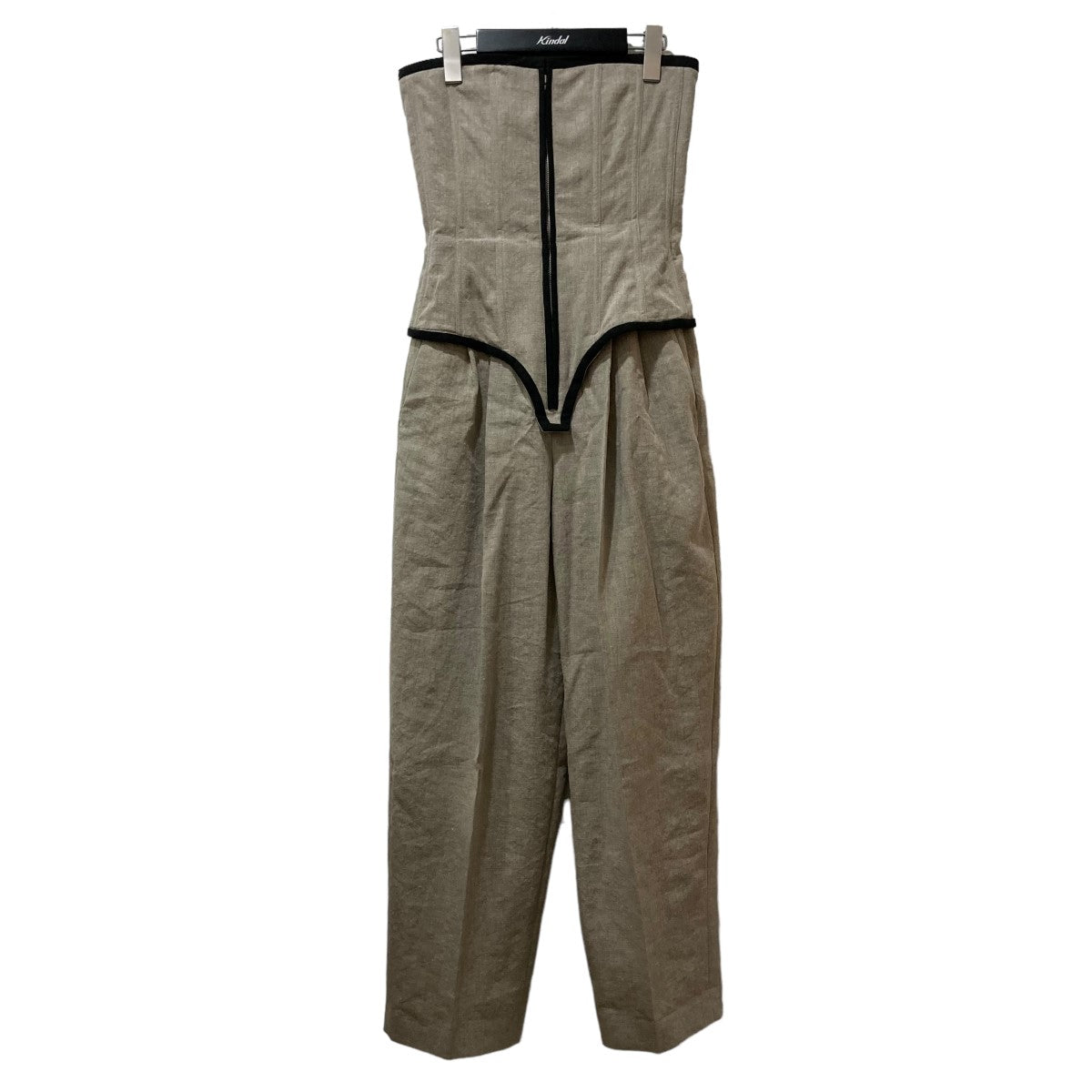 FUMIKA UCHIDA(フミカウチダ) LINEN SUITING JUMPSUIT リネンジャンプスーツ FU-R-JS002  FU-R-JS002 ベージュ サイズ 34｜【公式】カインドオルオンライン ブランド古着・中古通販【kindal】