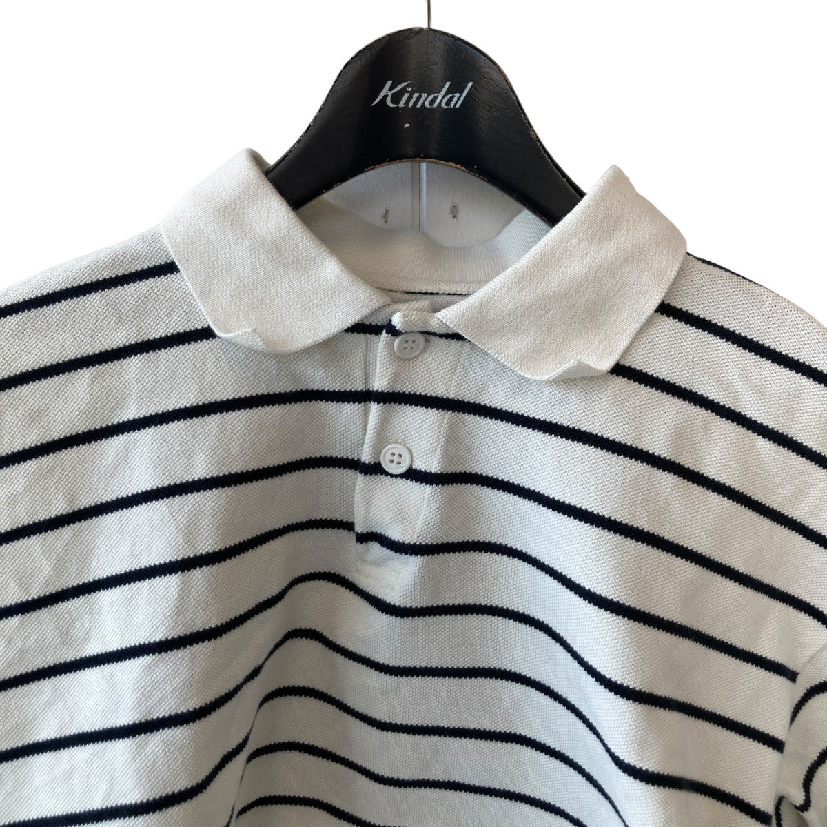 HOMMEGIRLS 24SSCROPPED STRIPED POLO SHIRTSボーダー半袖ポロシャツ3810900371 古着・中古-3枚目のアイテム画像