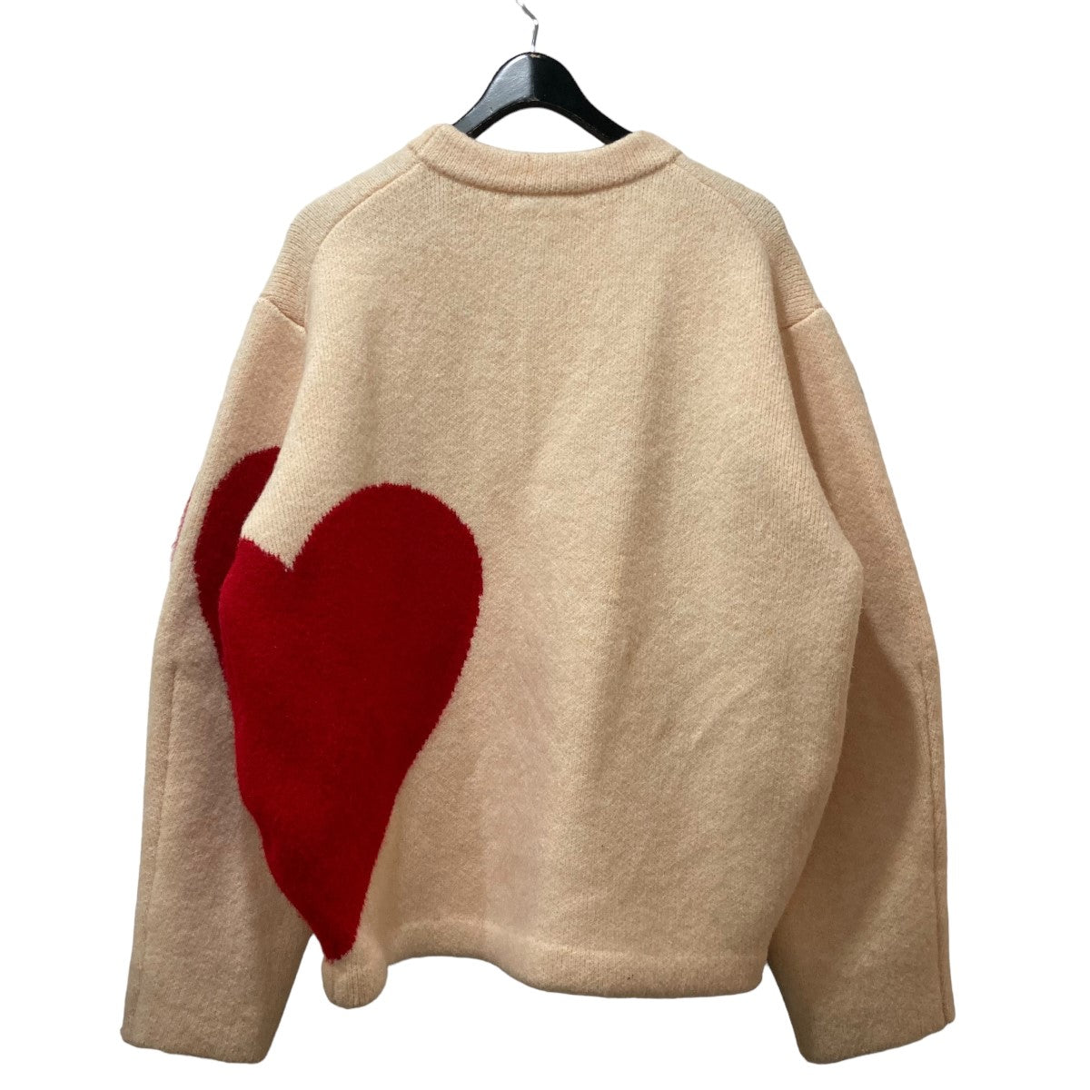 pattern knit クルーネックハートニットプルオーバー NKNIT23AW-N36