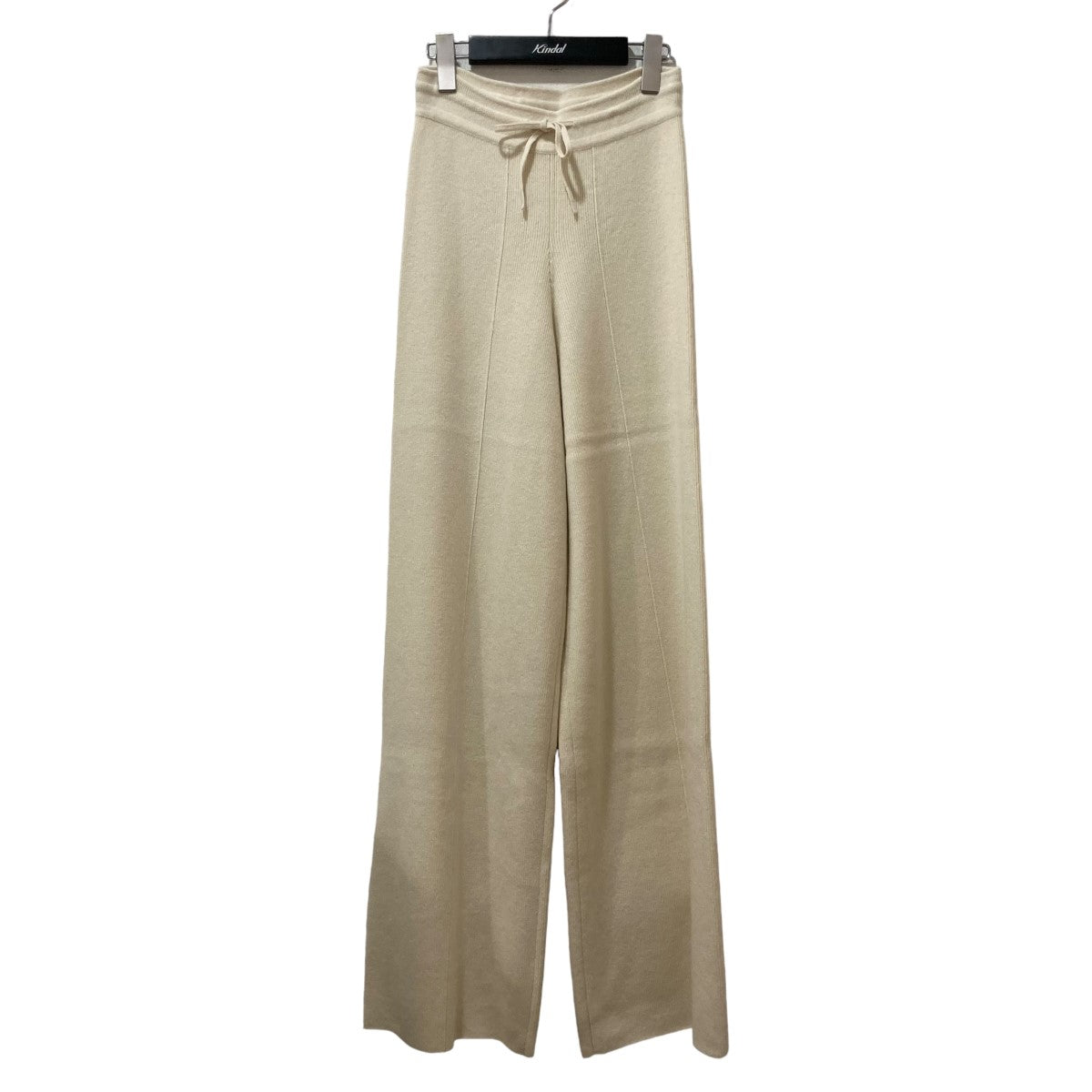 PICEA(ピセア) Long PANTSニットパンツ20F14 BABY Cashmere ホワイト サイズ:02 レディース パンツ 中古・古着