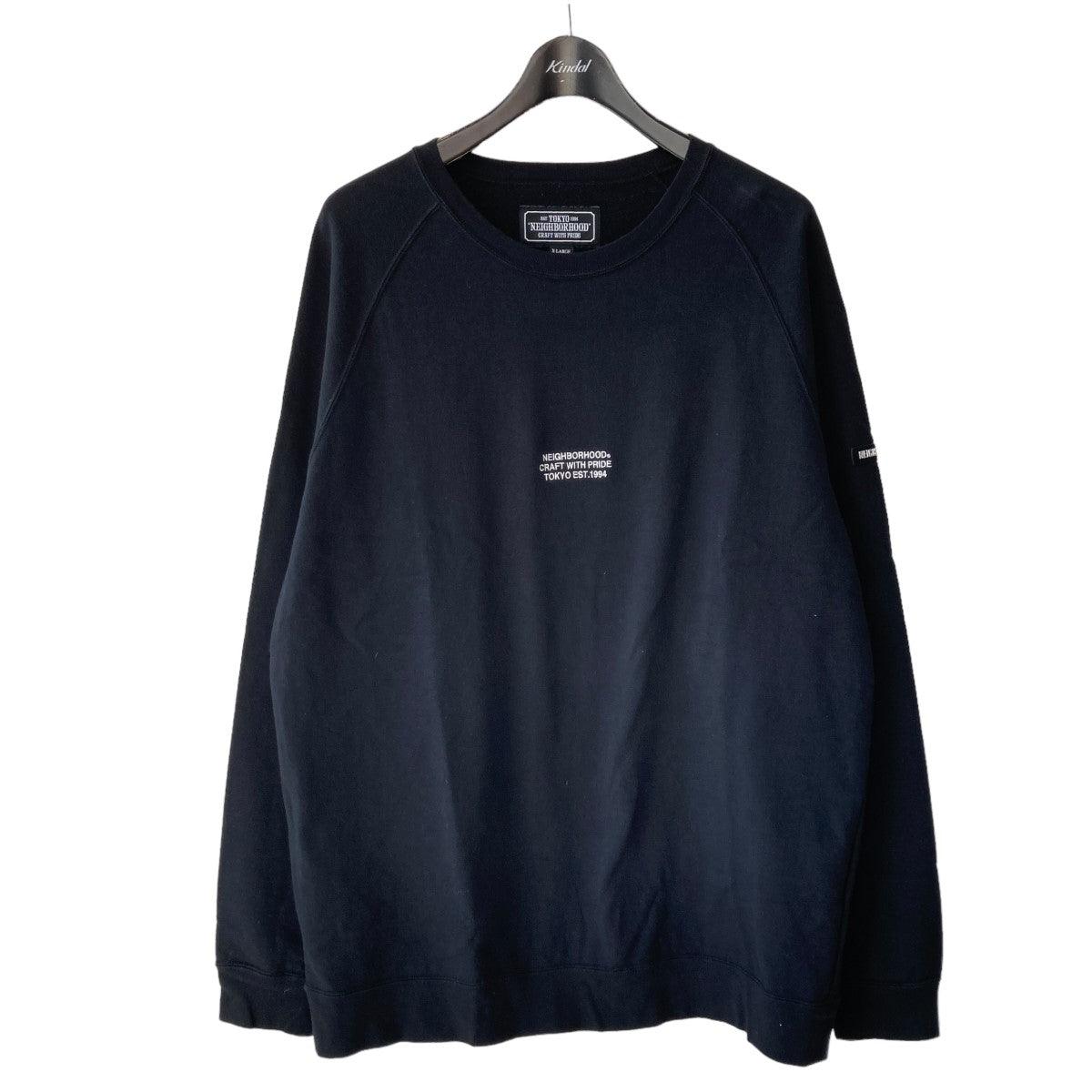 NEIGHBORHOOD(ネイバーフッド) DRY／C-CREW．LSクルーネック　スウェットトレーナー201FPNH-CSM04  201FPNH-CSM04 ブラック サイズ XL｜【公式】カインドオルオンライン ブランド古着・中古通販【kindal】