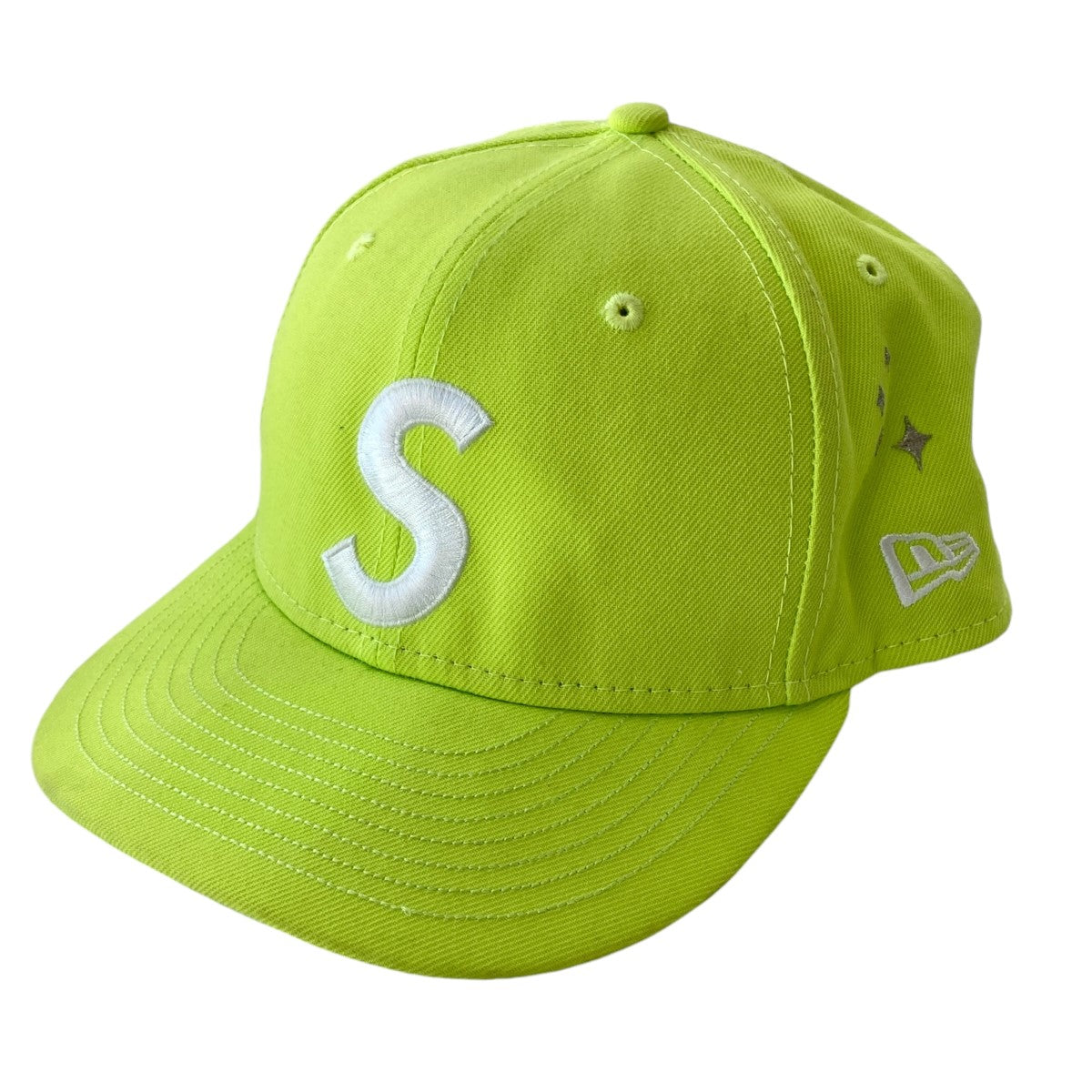 Supreme×NEW ERA Characters S Logoキャップ 黄緑 サイズ 7 1/2 (59.6cm)｜【公式】カインドオルオンライン  ブランド古着・中古通販【kindal】